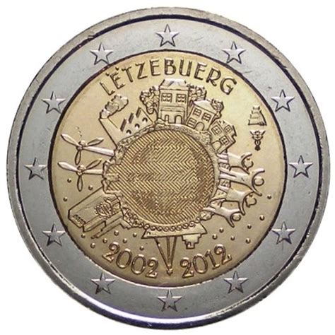 Euro Commemorative Coin Luxembourg Years Euro Romacoins