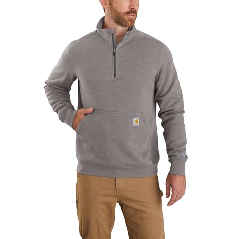 Carhartt Sweatshirts Mens 104475 058 Asphalt Heather Force Relaxed