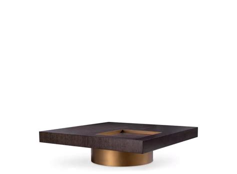 Eichholtz Coffee Table Otus Mocha Square Wilhelmina Designs