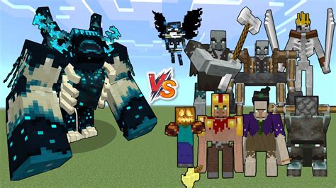 Mutant Warden Vs All Rexys Expansion Mobs In Minecraft Minecraft