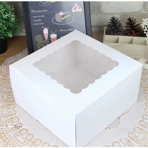 Gm White Kraft Paper Cake Box At Rs Piece Paper Cake Box In