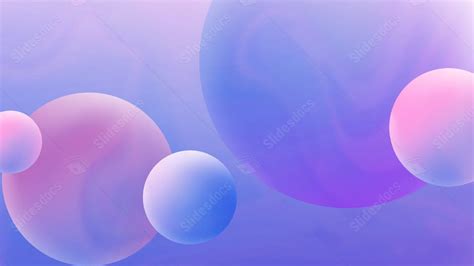 Farbverlauf Rund Rosa Blau Minimalistisch Powerpoint Hintergrund Zum