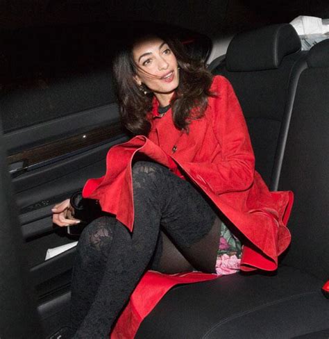 Peek A Boo Amal Clooney Flashes Her Underwear On Night Out With Hubby George 7 Revealing Photos