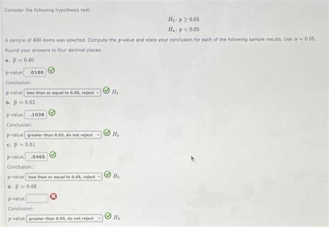 Solved Consider The Following Hypothesis Test A Sample Of Chegg