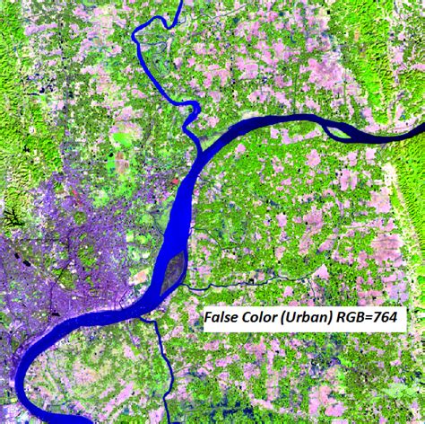 Geoscience Remote Sensing And Gis Band Combination Of Landsat And