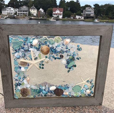 Shoplilyvictoria Sea Glass Art Sea Glass Window Glass