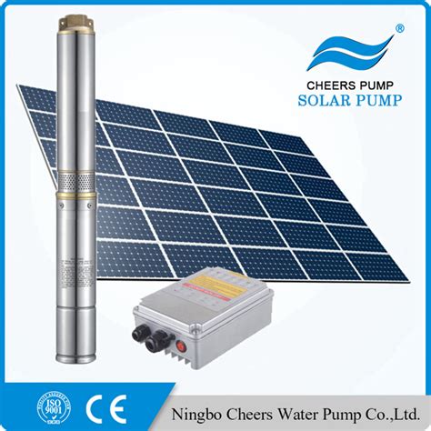 Inch Solar Submersible Multistage Borehole Water Pumps For Deep Well