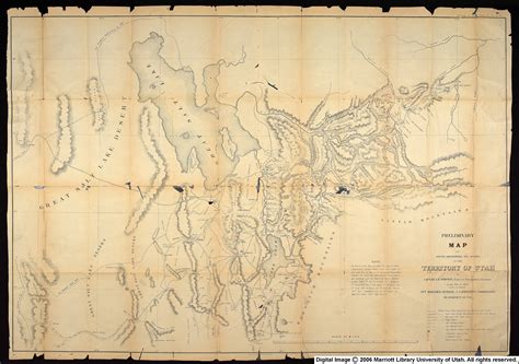 Preliminary Map of Routes Reconnoitered and Opened in the Territory of ...