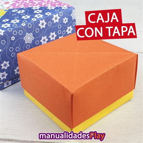 Caja de papel paso a paso Origami fácil Como hacer una cajita