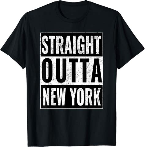 Straight Outta New York Straight Out Of New York T Shirt