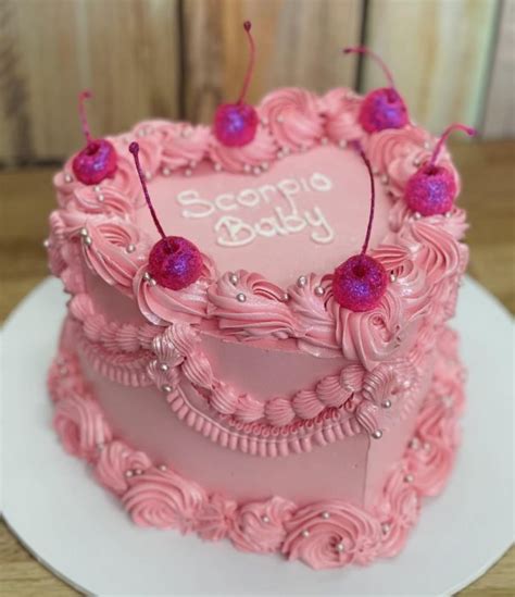 A Shimmery Pink Heart Cake Sugar Whipped Cakes Website