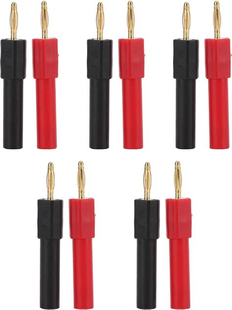 Amazon 5 Set Banana Plug Speaker Cable Connector Brass Banana