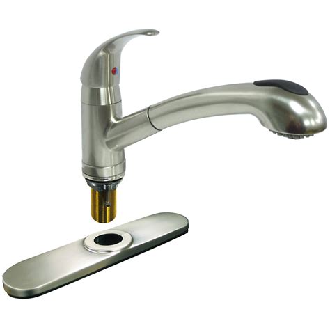 Dominion Faucet Chrome Pull Out Spout Kitchen Faucet 705340 Lowes