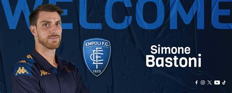 Simone Bastoni è un nuovo calciatore azzurro Empoli FC