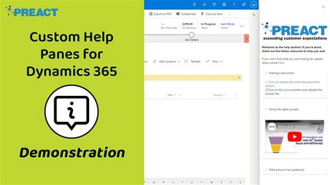 Custom Help Panes For Microsoft Dynamics 365 And Model Driven Apps Youtube