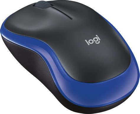 Logitech M185 Wireless Mouse Black Blue • Colemans