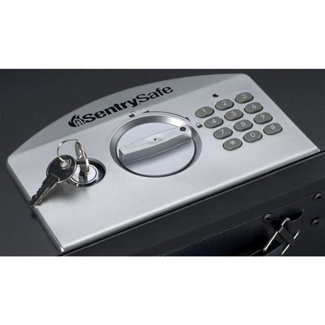 Sentrysafe P021e Portable Security Box Programmable Lock With Key