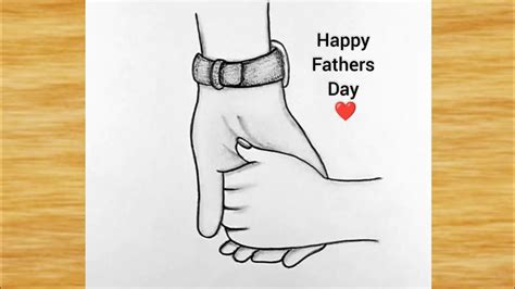 Fathers Day Drawing How To Draw Fathers Day Special Drawingpencil