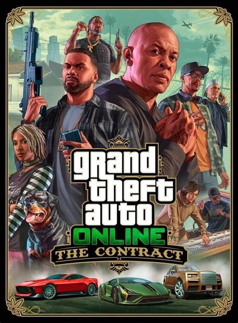 The Contract Dlc Grand Theft Auto Artwork Gta 5 Online Gta