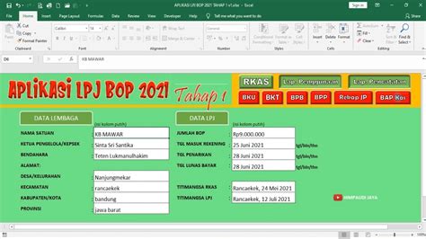 Cara Mengisi Aplikasi Lpj Bop Paud 2021 Tahap 1 Youtube