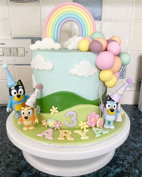 Aryas Birthday Bluey Cake Artofit