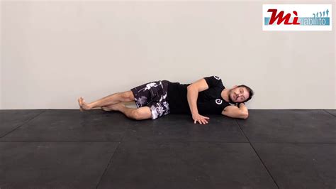 Side Lying Hip Abduction Exercise With External Rotation Youtube