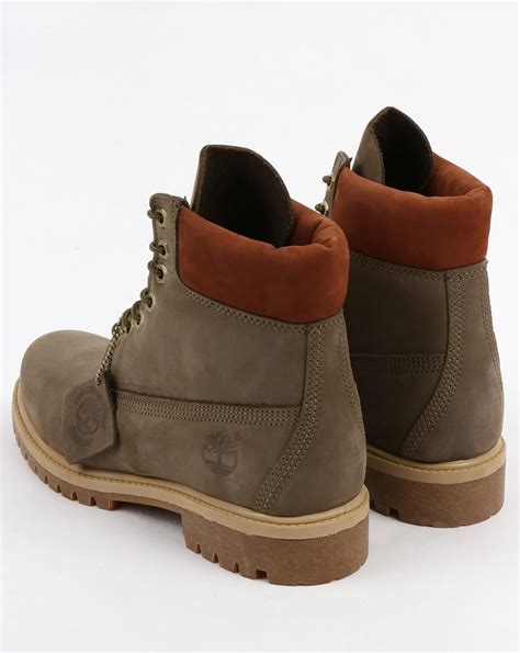 Timberland 6 Inch Premium Boots Greymensleathernubuck