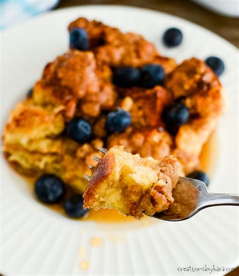 Overnight French Toast Bake W Crumb Topping Creations By Kara