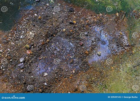 Colorful Hot Spring Deposits Stock Image Image Of Calcite Geothermal
