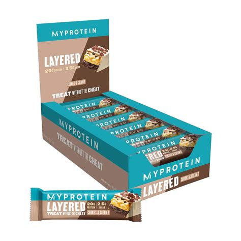 Myprotein Layered Bar Cookies Cream