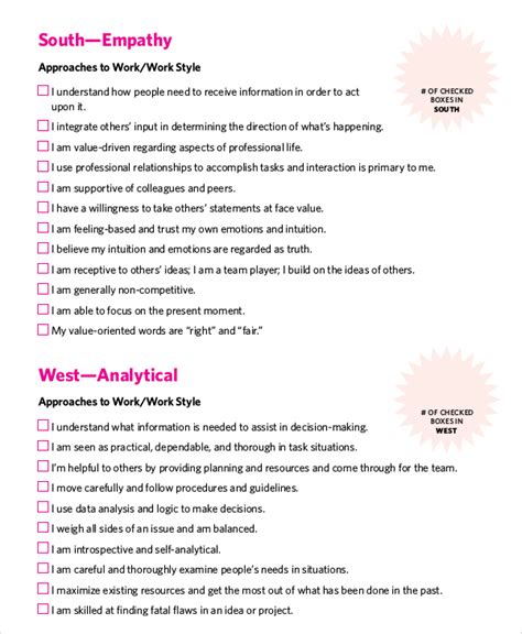 Free 8 Sample Leadership Self Assessment Templates In Pdf Ms Word