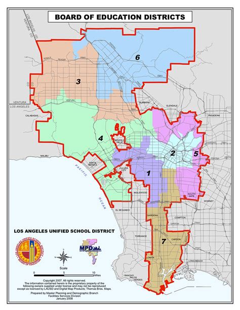 City Of Los Angeles District Map