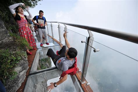 China S Most Terrifying Tourist Attractions From The World S Tallest Glass Bridge To A 1 000ft