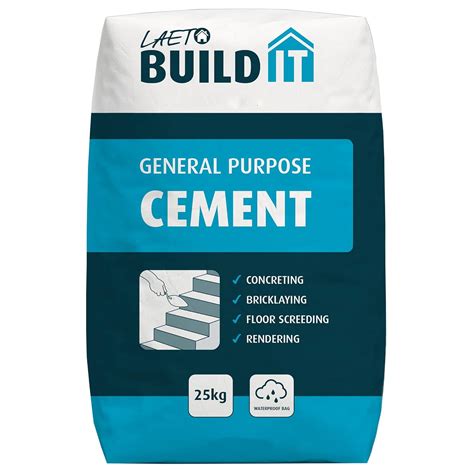 Laeto Build It General Purpose Ready Mix Cement Just Add Water Cement