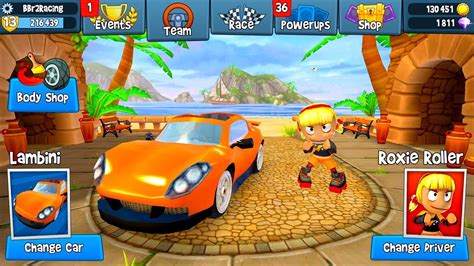 Mobile Games Lambini Car Ft Roxie Roller Beach Buggy Racing 2 YouTube