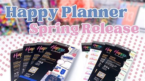 Happy Planner Spring Release 2024 STICKERS Flip Throughs YouTube