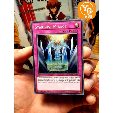 Yugioh SSS Thẻ bài chính hãng Stardust Mirage BLHR EN055 Secret