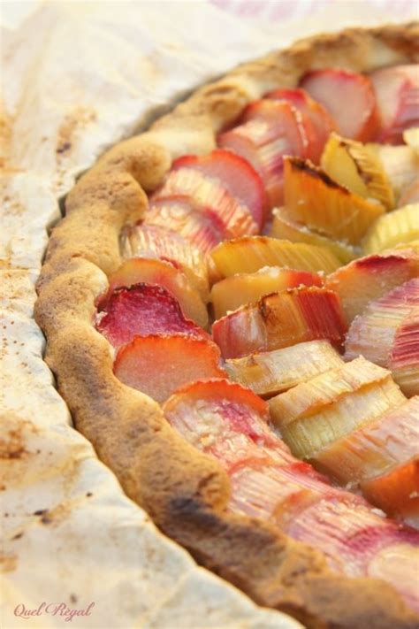 Tarte à La Rhubarbe Sans Crème Tarte Rhubarbe Tarte Rhubarbe Sans