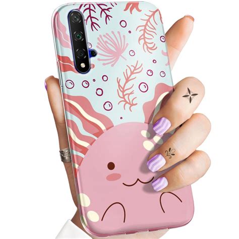 Etui Do Huawei Nova T Honor Wzory Axolotl Aksolotl Z Aksolotlem