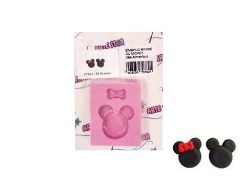 MOLDE SIL MICKEY MINNIE SIMBOLO 43G