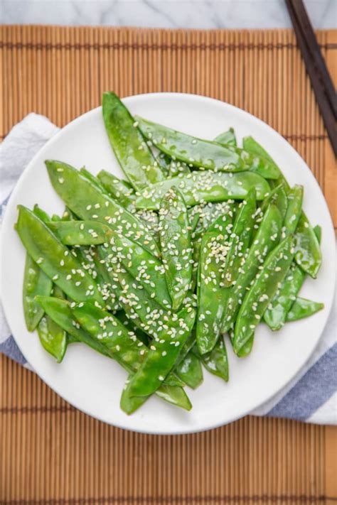 How To Cook Snow Peas Easy Sautéed Recipe With Sesame The Kitchn