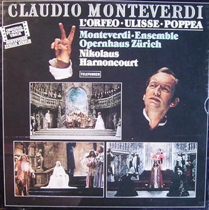 Monteverdi L Orfeo Ulisse Poppea Original TV Soundtrack Vinyl