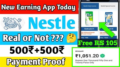 Nestle App App Today New Earning App Today Nestle App Payment