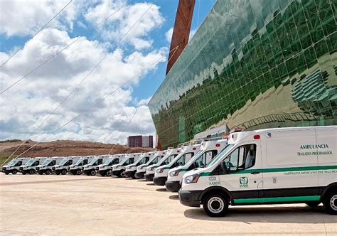 La Jornada Entregan 15 Ambulancias Nuevas A Hospitales Del IMSS En