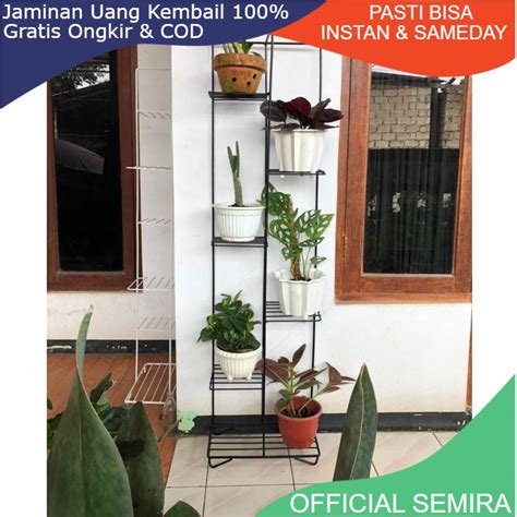 Jual Besi Mm Tinggi Meter Rak Pot Tanaman Bunga Standing Planter