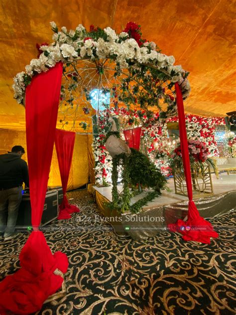 Barat Decor in Velvet Canopy - A2z Events Solutions