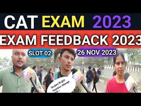 Cat Exam Review Nov Slot Cat Exam Analysis Today Youtube