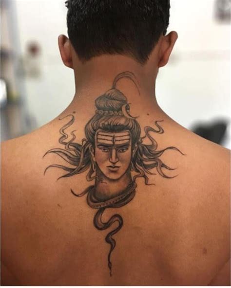 Angry Lord Shiva Tattoos For Men Trishul Om Mahadev