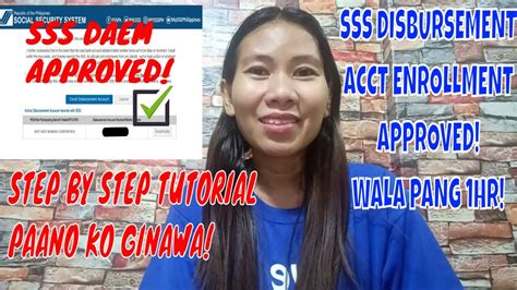 Paano Mag Enroll Sa Sss Disbursement Account Enrollment I Sss Daem