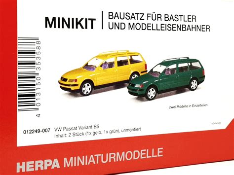 Streckermax Minikit Vw Passat Variant B X Gelb X Gr N